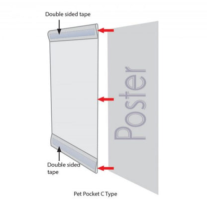 "Pet Pocket" zidni nosač postera D tip A4
